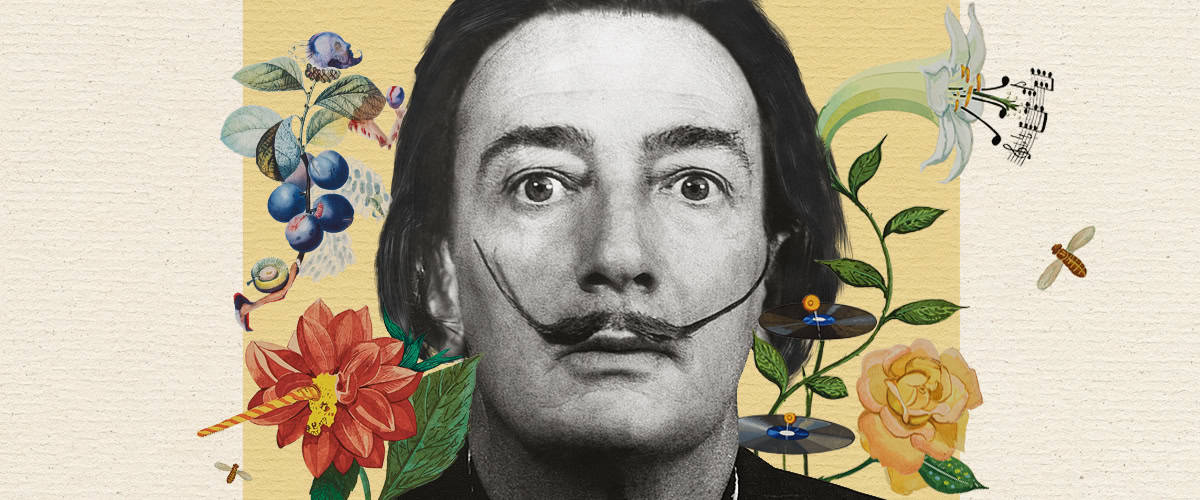 reimagining nature: dalí's floral fantasies