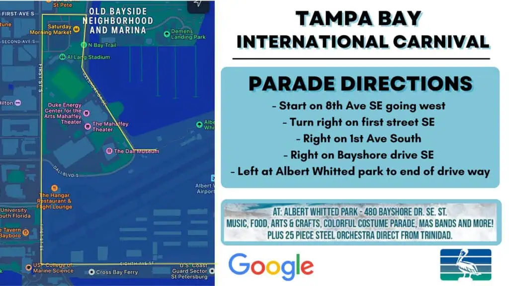 a parade map