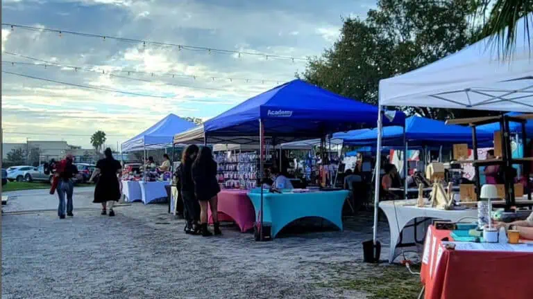 an outdoor market