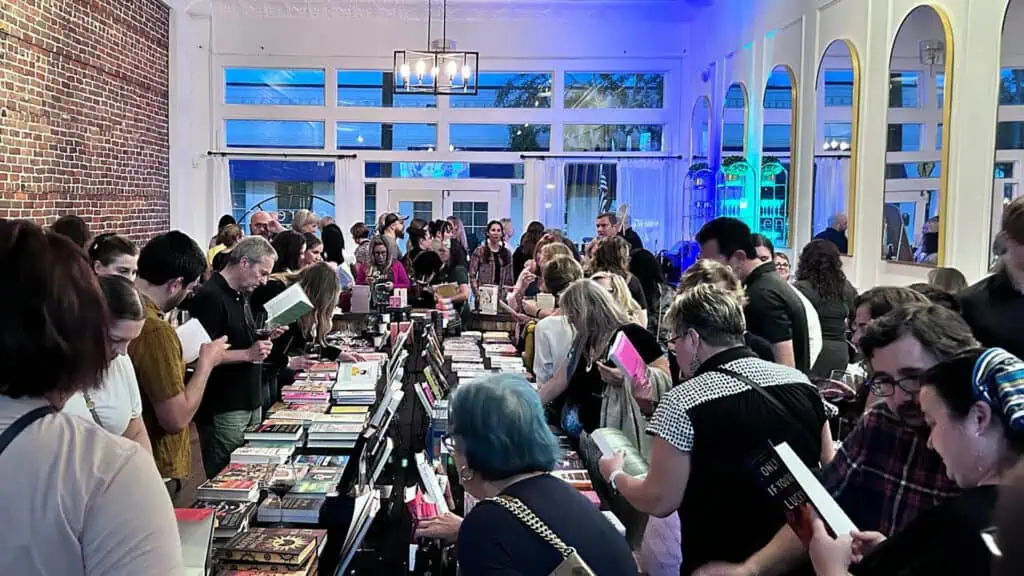 a large book fair