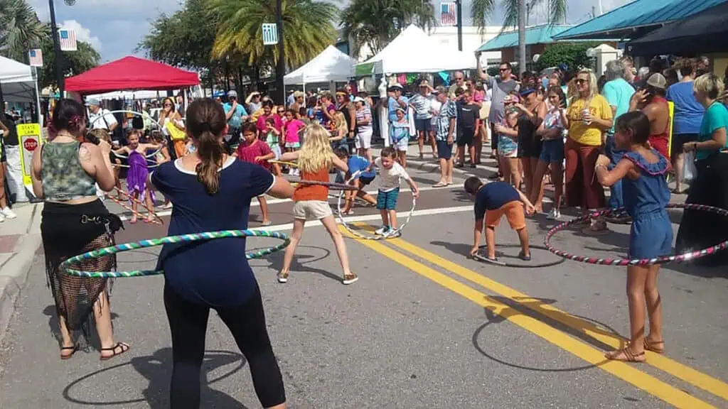 people dance in the streets