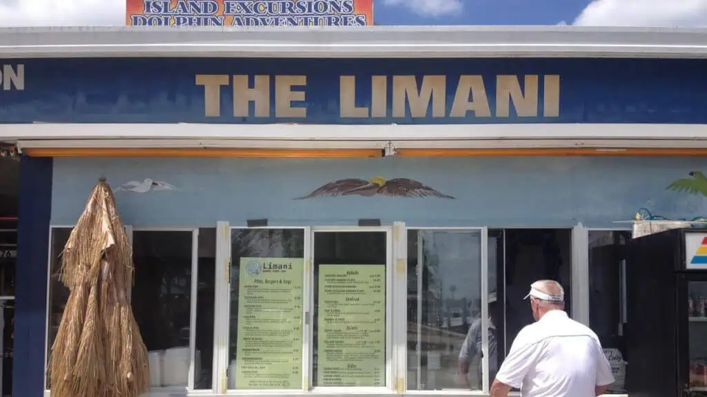 exterior of a small seafood shack