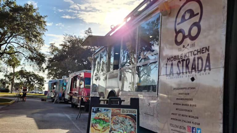 exterior of a food truck