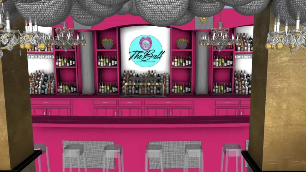 pink bar