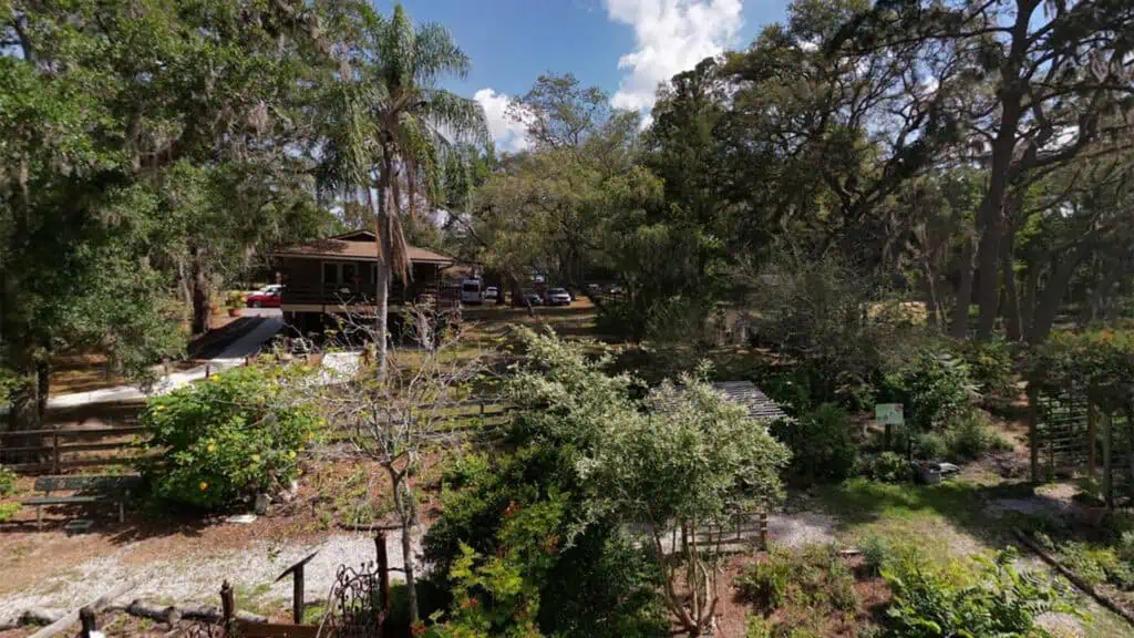 aerial view of a Armand nature preserve 