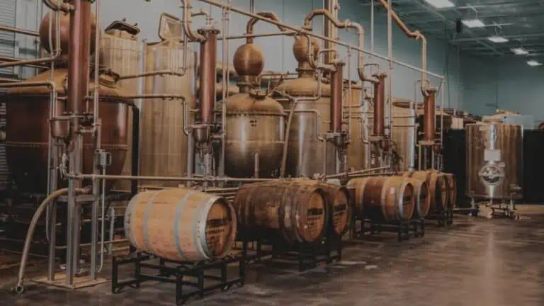 interior of a distillery