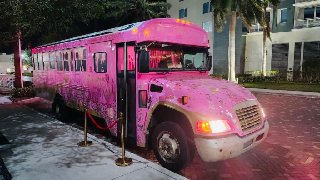 Star Trolley's Pink Party Bus awaits you and your friends!