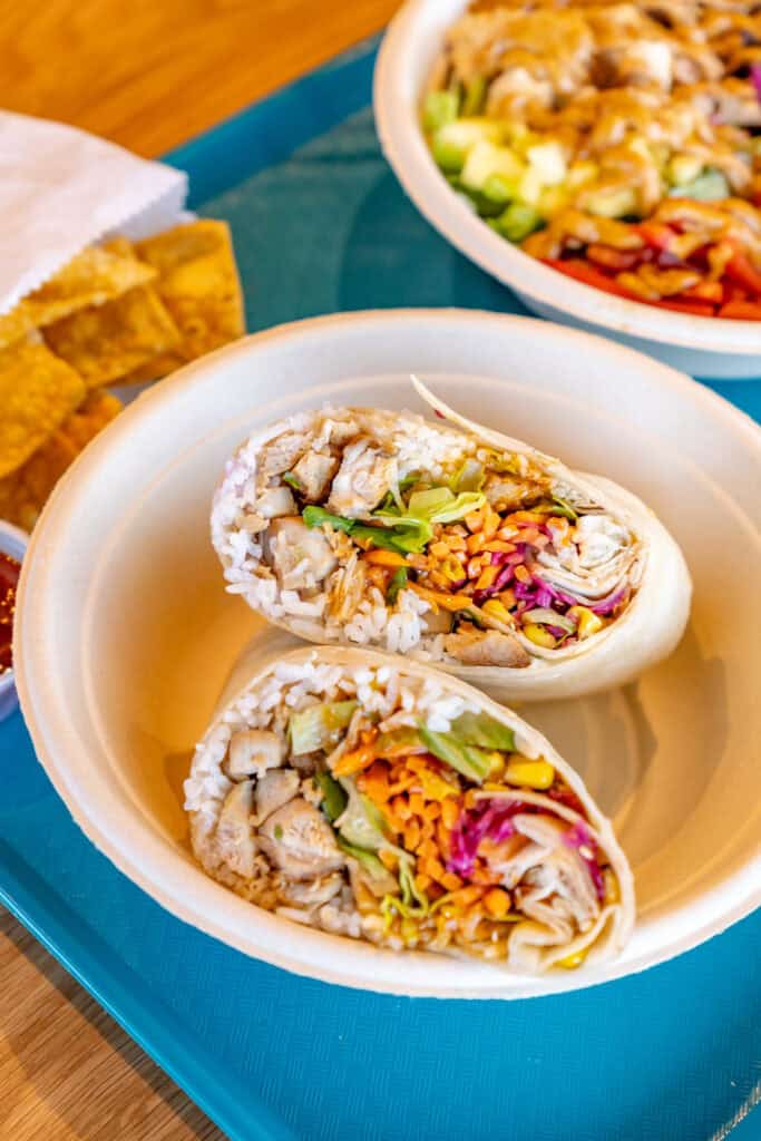 A stuffed burrito