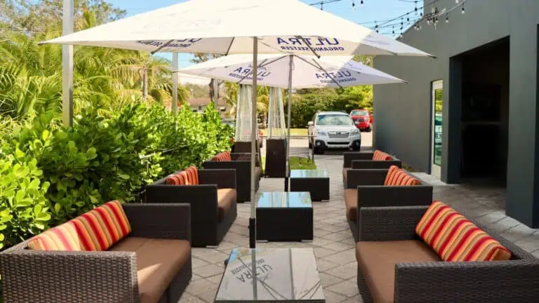 The exterior of a restaurant