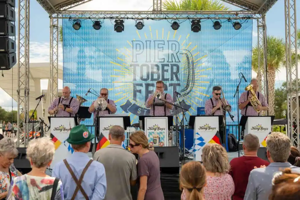 People at a German festival