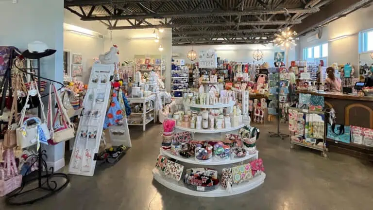 The interior of a boutique