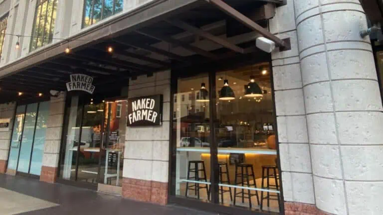 The exterior of a restaurant