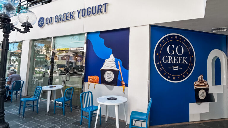 The exterior of Go Greek Yogurt, which is opening in St. Pete