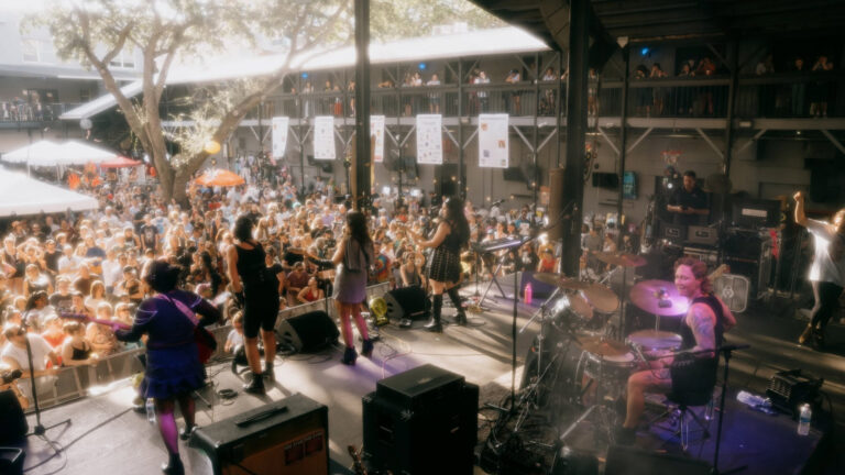 band on stage