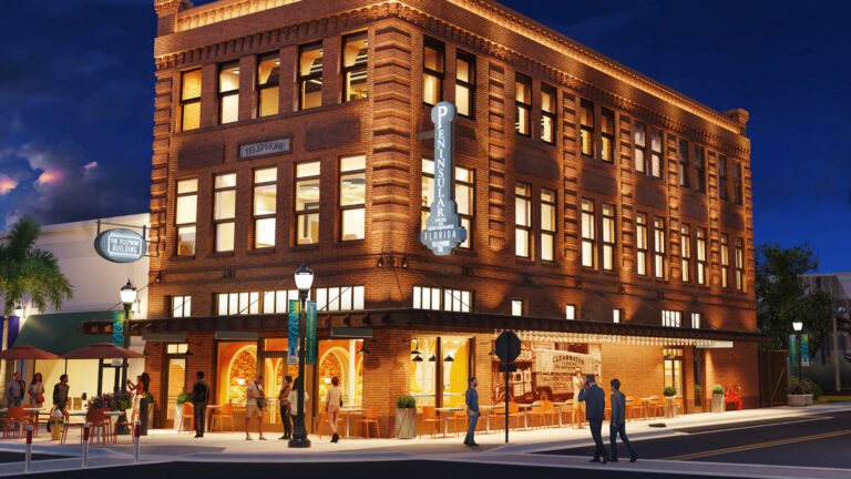 Render of exterior of building