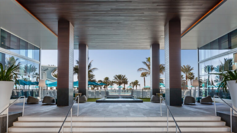 A view of the Wyndham Grand Clearwater Beach